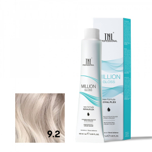 TNL 9.2 Крем-краска для волос Million Gloss, очень светлый блонд фиолетовый, 100 мл.