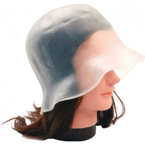 СА-9193К Шапочка для мелирования с крючком, белая