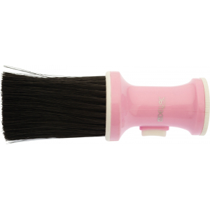 NB002 Light-purpl Кисть-сметка искусственная щетина, с емкостью для талька цветная