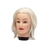 M-4151К Голова "блондинка", волосы 20-30 см, натуральные волосы