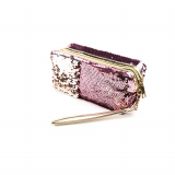 364800 Пенал с пайетками Русалка розовый/медный