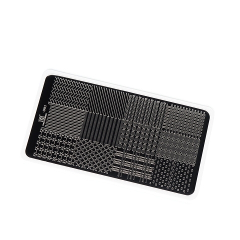 TNL Пластина для стемпинга №01 Premium - line&dots