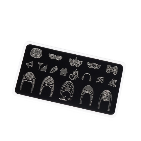 TNL Пластина для стемпинга №63 Premium - стиль жизни