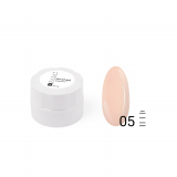 Акригель для наращивания ногтей PASHE №05 камуфляж бежевый, 10 мл.