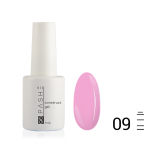 Моделирующий гель PASHE №09 камуфлирующий светло-сиреневый, 9 мл.