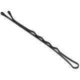 305/60 МАТТ Невидимки Ставвер Карбон черные, волна, 50 мм, 60 шт/упак.