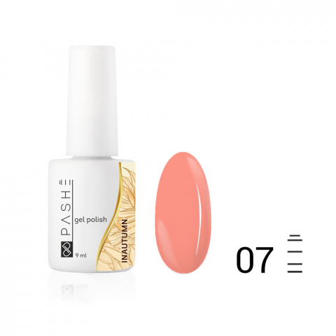 Гель-лак PASHE InAutumn №07 Апельсиновая цедра, 9 мл.