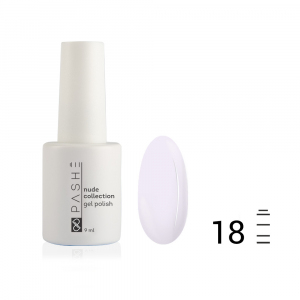 Гель-лак PASHE Nude Collection №18 лунно-лиловый, 9 мл.