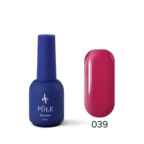 Цветной гель-лак POLE Роскошь №039 Мерло, 10 мл.