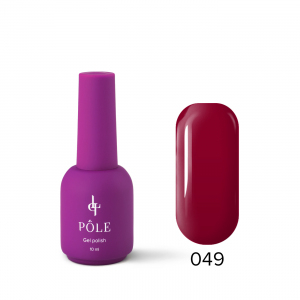 Цветной гель-лак POLE Роскошь №049 Пьяная вишня, 10 мл.