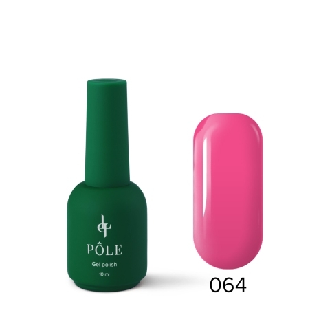 Цветной гель-лак POLE Роскошь №064 Розовый этюд, 10 мл.