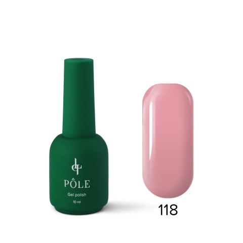 Цветной гель-лак POLE Роскошь №118 Билет до Парижа, 10 мл.