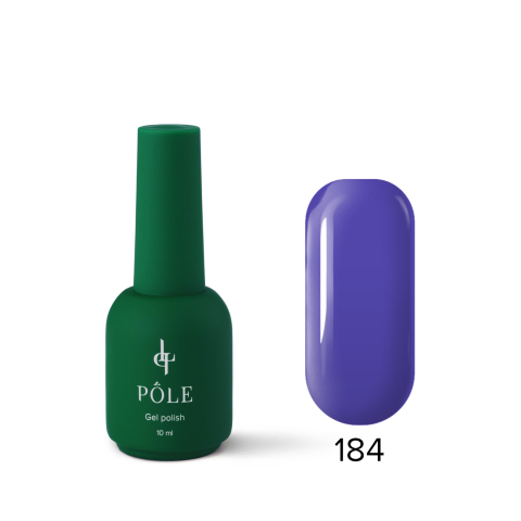 Цветной гель-лак POLE Роскошь №184 Ночная иллюзия, 10 мл.