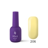 Цветной гель-лак POLE Роскошь №206 Лунный свет, 10 мл.
