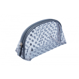 BG-12 grey Dewal Косметичка Горох серая, 19*8,5*11,5 см