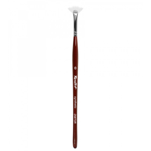 DW73R Кисть Веерная, белая синтетика №0