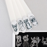 TNL Пластина для стемпинга №74 Premium