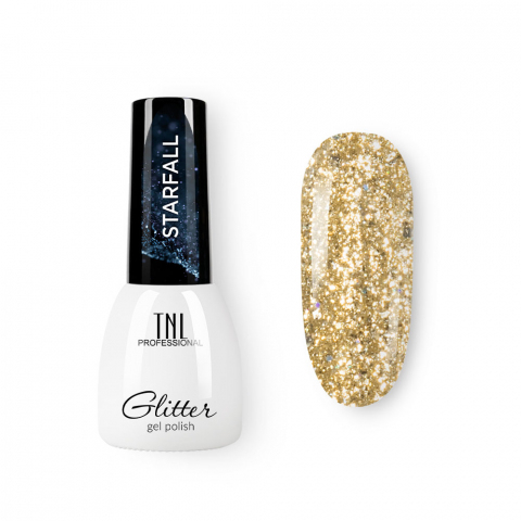 TNL Гель-лак Starfall №19 - Золотое сияние, 7 мл.