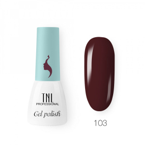TNL Гель-лак 8 Чувств Mini №103 красное дерево, 3,5 мл.
