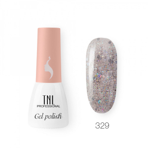 TNL Гель-лак 8 Чувств Mini №329 россыпь серебра, 3,5 мл.