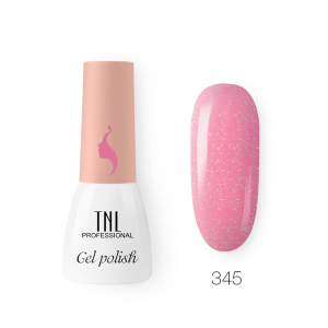 TNL Гель-лак 8 Чувств Mini №345 розовый блеск, 3,5 мл.