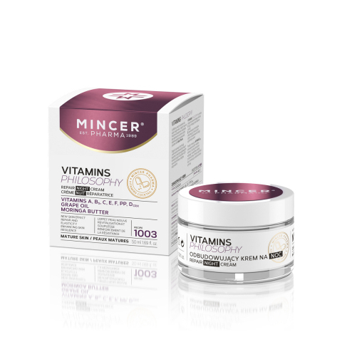 MINCER Восстанавливающий ночной крем для лица №1003, 50 мл.