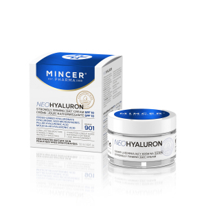 MINCER Крем для лица с гиалуроном дневной SPF 10 интенсивно повышающий упругость №901, 50 мл.
