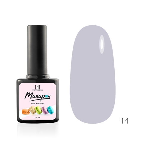 TNL Гель-лак Макарон №14 Черничное мороженое, 10 мл.