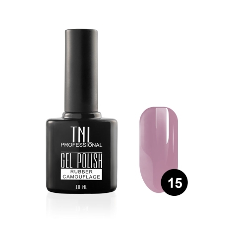 TNL Гель-лак Rubber camouflage №15, 10 мл.