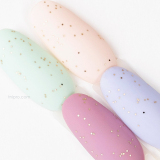 TNL Закрепитель для гель-лака Матовый Smuzi №01 с блестками, 10 мл.