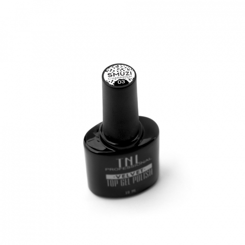TNL Закрепитель для гель-лака Матовый Smuzi №03 с блестками, 10 мл.