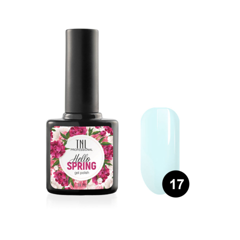 TNL Гель-лак Hello Spring №17 светло-голубой, 10 мл.