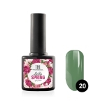 TNL Гель-лак Hello Spring №20 зеленый камень, 10 мл.