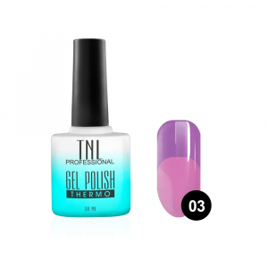 TNL Гель-лак Thermo №03 лаванда-розовый, 10 мл.