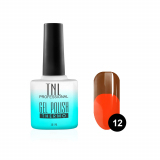 TNL Гель-лак Thermo №12 шоколадный оранжевый, 10 мл.