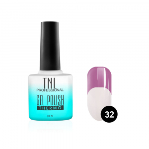 TNL Гель-лак Thermo №32 молочно-розовый-белый, 10 мл.