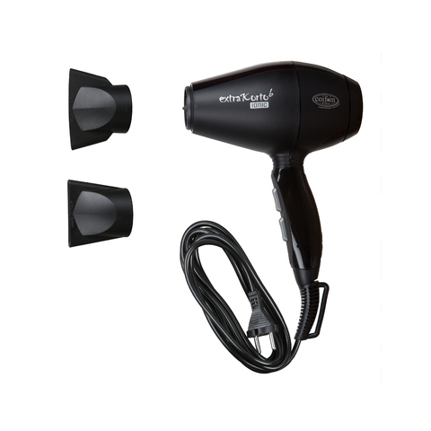 EK6K Фен COIF*IN 2000 Вт, 3 насадки, с ионизацией, чёрный