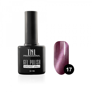 TNL Гель-лак Кошачий глаз №17 светло-фиолетовый, 10 мл.