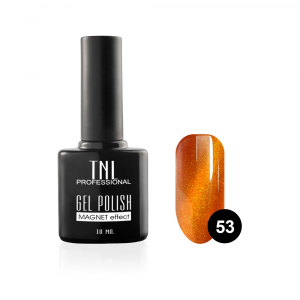 TNL Гель-лак Кошачий глаз №53 тыквенный, 10 мл.
