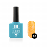 TNL Гель-лак Mosaic effect №03 мандариновый, 10 мл.