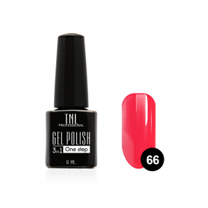 TNL Гель-лак 3 в 1 №66 экстравагантный розовый, 6 мл.