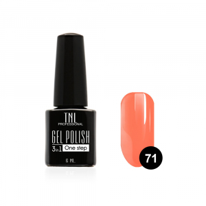 TNL Гель-лак 3 в 1 №71 сочный нектарин, 6 мл.