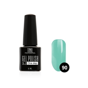 TNL Гель-лак 3 в 1 №90 снежная мята, 6 мл.