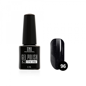 TNL Гель-лак 3 в 1 №96 черное сияние, 6 мл.