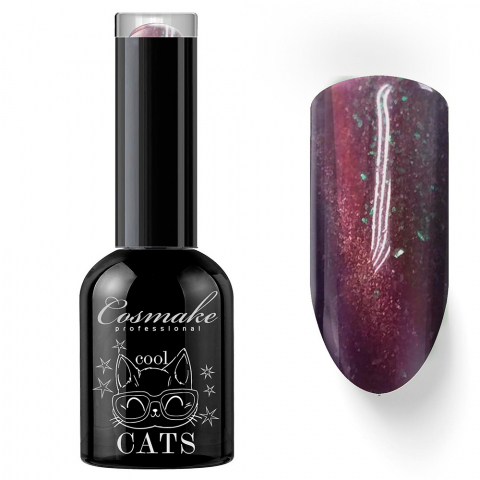 Cosmake 43 Гель-лак Кошачий глаз Бледно-розовый, 11 мл.