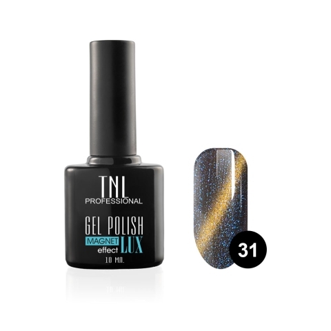 TNL Гель-лак Magnet Lux №31 звездный аквамарин, 10 мл.