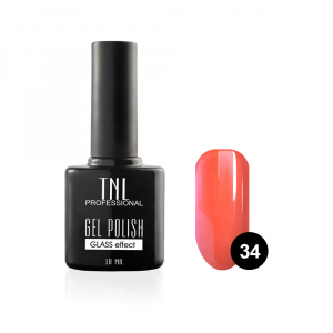 TNL Гель-лак Зеркальный блеск №34 персиковый, 10 мл.