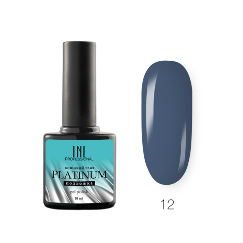 TNL Подложка для кошачьего глаза Platinum №12 морской, 10 мл.