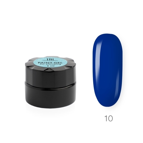 Гель-краска для стемпинга TNL №10 синяя, 6 мл.
