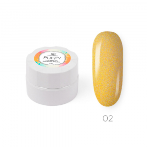 TNL Гель-мусс дизайн объем Puffy №02 Сияющее золото, 6 мл.